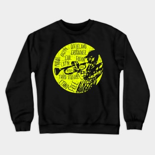 Creative Design of Jazz Genres Crewneck Sweatshirt